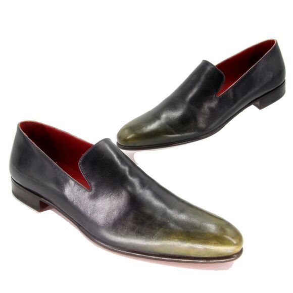 BERLUTI James Tobacco Leather Brogue Goodyear Construction Slip On sz 11.5 main image 7